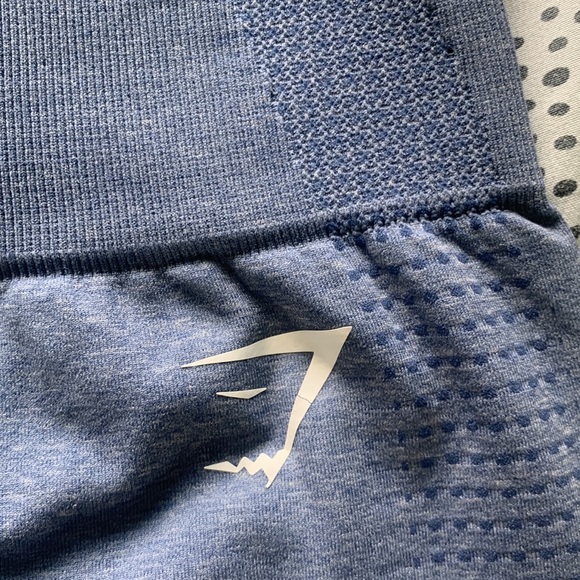 XS blue gymshark leggings seamless - Picture 3 of 5